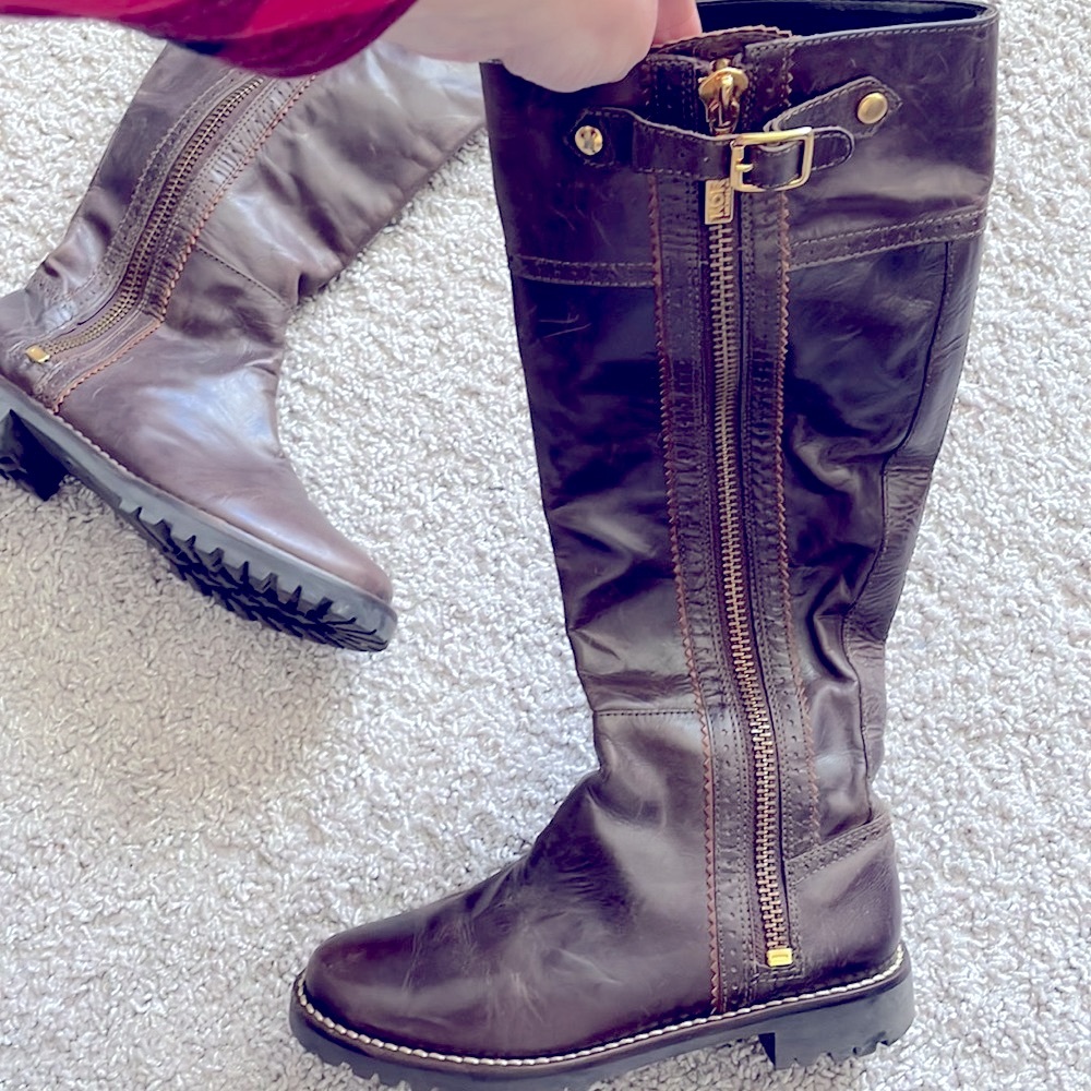 🔥🔥🔥Michael Kors leather riding boots